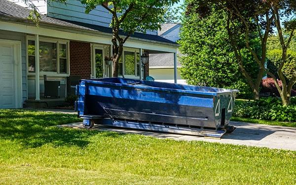 contact the residential dumpster company in advance to schedule delivery and pick-up times that work best for you